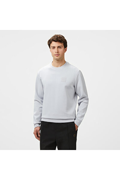 BOSS Salbo Erkek Gri Sweatshirt