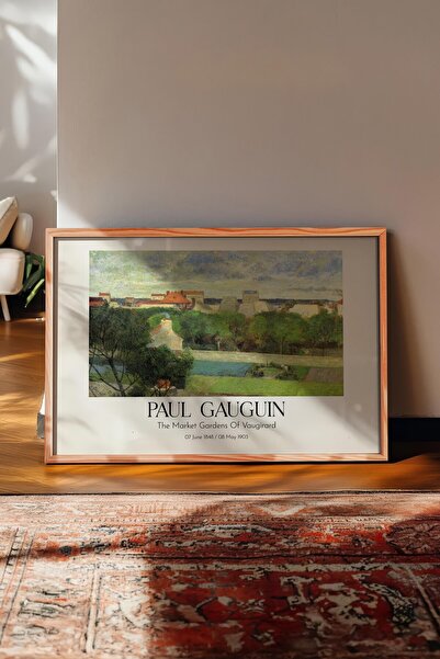 Postifull Paul Gauguin - the Market Gardens of Vaugirard, Wood Framed Art Pri...