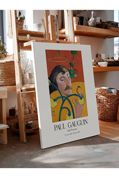 Postifull Paul Gauguin - Self-Portrait, Canvas Painting, Art Series No:110558
