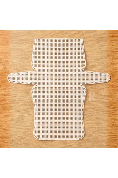 SEM AKSESUAR 35 CM Dimensiune Mică Culoare Albă Geantă de tricotat Pânză 10 B...