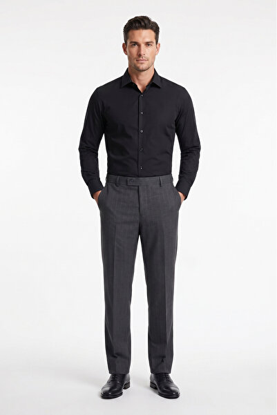 Uki ANTRASİT Comfort Fit Klasik Pantolon