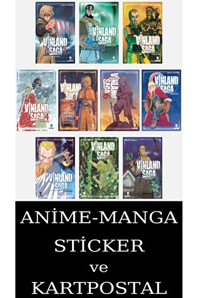 Kurukafa Yayınevi Vinland Saga 1-2-3-4-5-6-7-8-9-10 Manga Seti (10 KİTAP) / A...