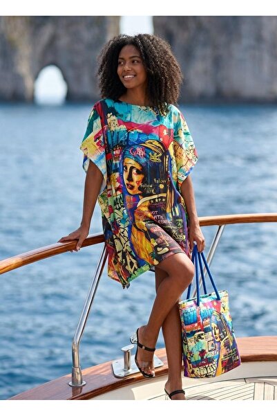 LAGRANZE Exclusive Beachwear çanta Pareo Seti