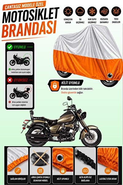 Cemku Twin Top Gray - Bottom Orange Falcon Freedo.M 250 Compatible Engine Cov...