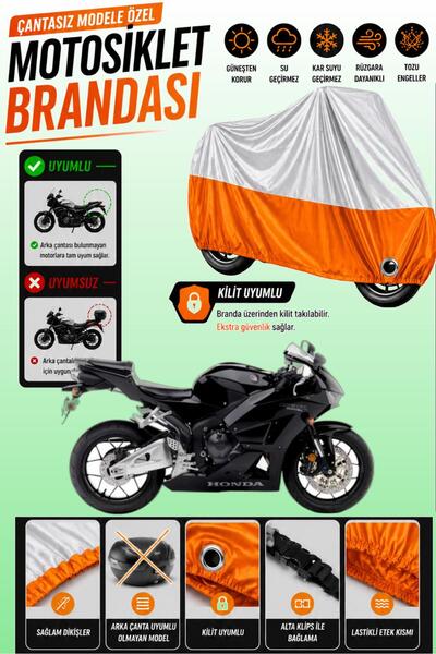 Cemku Twin غطاء محرك متوافق مع هوندا CBR 600 RR باللون الرمادي من الأعلى والب...