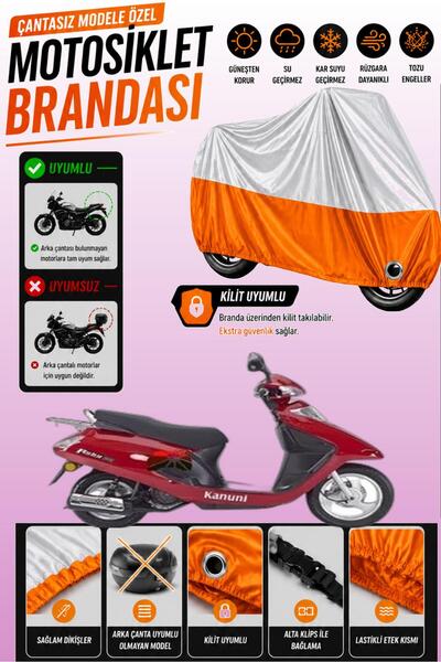 Cemku Twin Top Gray - Bottom Orange Kanuni Ruby 100 Compatible Engine Cover, ...