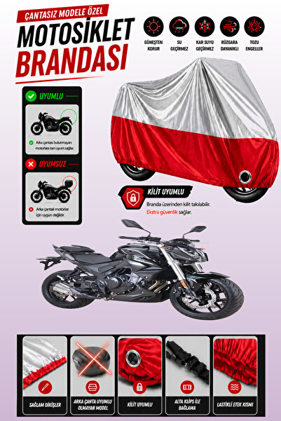 Cemku Twin غطاء محرك متوافق مع Voge 500 R باللون الرمادي من الأعلى والأحمر من...