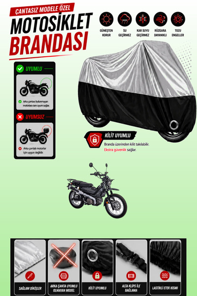 Cemku Twin Top Gray - Bottom Black Altai Tank X125 Compatible Engine Cover, R...