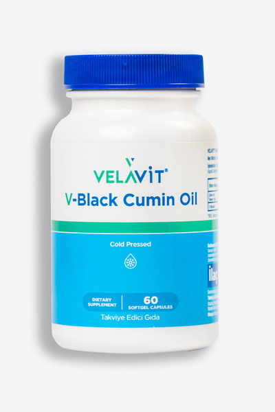 Velavit V-Black Cumin Oil - Çörek Otu Yağı Kapsülü - 60 Kapsül