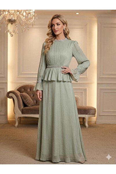 mynefi YEŞİL TAŞLI ABİYE