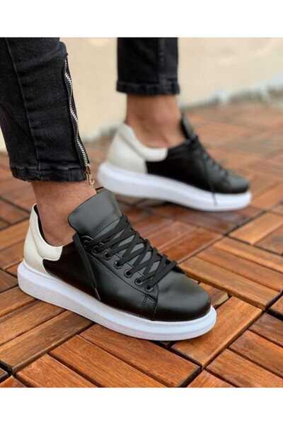 Generic Brand Men's Sneaker Comfortable Sports Shoes Black-White