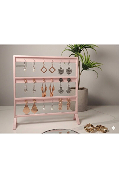 Goplast Premium Stylish Modern Earring Stand, Pink Jewelry Organizer, Jewelry...