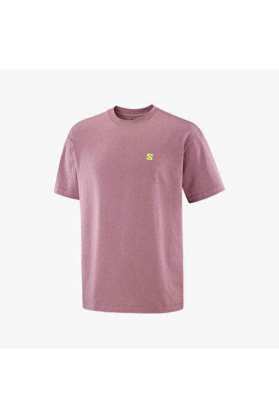 Salomon ROUND LOGO GRAPHIC Erkek Tişört Dusky Orchid LC2844900