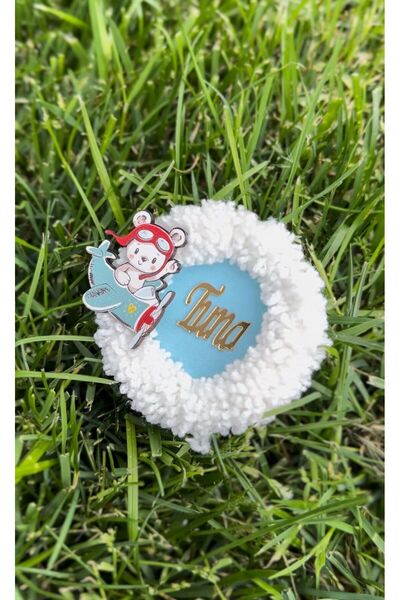 MUM 30 adet -kuzu ipli pofuduk Magnet-Kız Erkek Bebek Yenidoğan Sünnet doğum ...