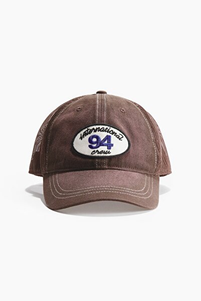 H&M Motif Detaylı Trucker Şapka