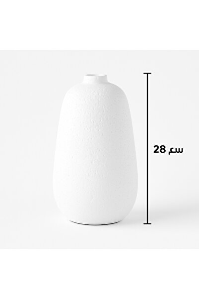 Generic مزهريّة فاخرة من الراتنج الأبيض بتصميم مصنفر يدوي – ديكور منزلي أنيق ...
