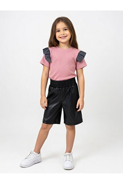 Kids Club Sleeveless Ruffle Detailed Girls' Set