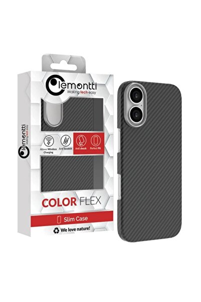 lemontti Husa Subțire Aramid/Kevlar Magsafe 600D iPhone 17 Negru