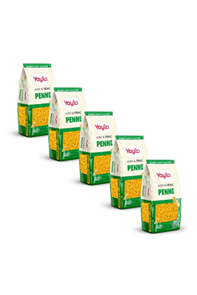 Yayla Mısır ve Pirinç Penne Makarna 400 g x5