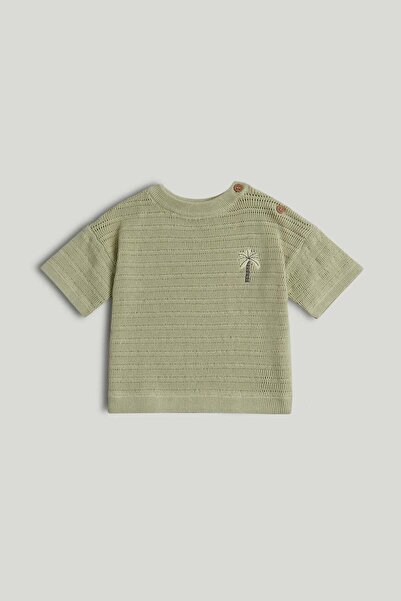 MOTHERCARE Sage Tropical Knitted T-Shirt