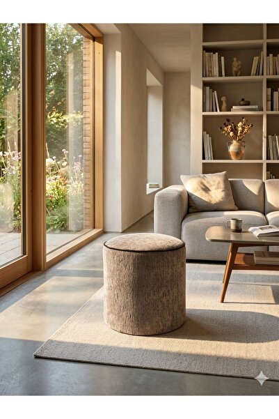 DOME HOME dekoratif çok amaçlı tedy puf