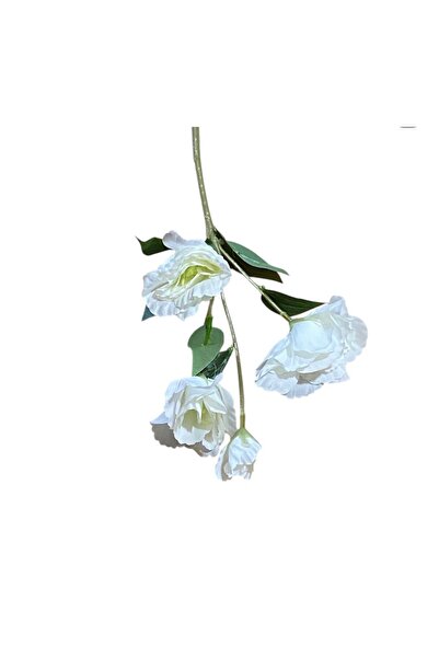 Çiçek Beyaz 1 Kaliye Yapay Lisiantus Çiçeği Tek Dal