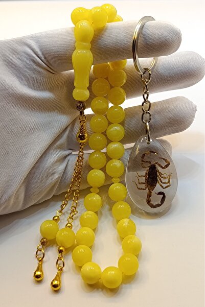 hobihanem 10mm Küre Kesim Gold Renk Püsküllü Beyrut ( Damla Kehribar Benzetme...