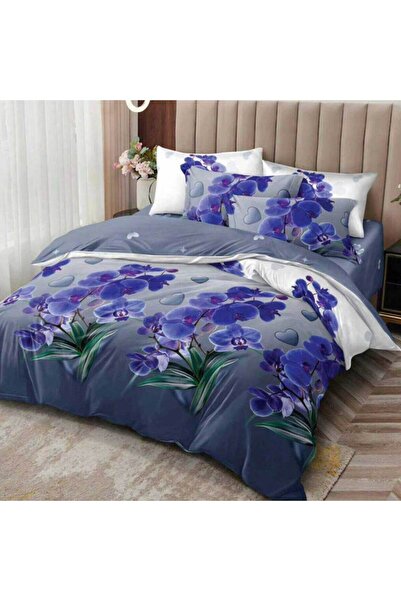 Patul Bubmac Finet Linen, Sulphur, Double Bed, 2 Persons, 6 Pieces
