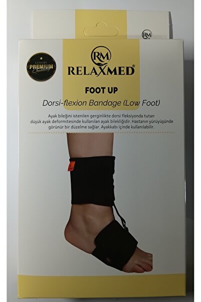 RMRELAXMED Foot Up Düşük Ayak Bandajı Dorsi Fleksiyon Destekli Ayarlanabilir ...
