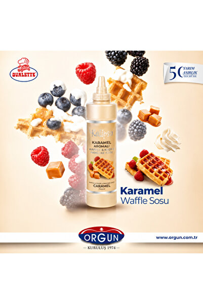 ORGUN GIDA Kalipso Karamel Sos 850 gr Waffle & Pancake & Krep