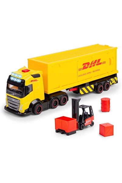 parlahome 203747018 Dickie Dhl Truck Free Wheel Volvo Fh16 Truck Light Sound ...