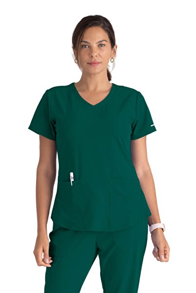 Barco Bluză medicală de damă Skechers by Breeze, Verde vânător (SK101)