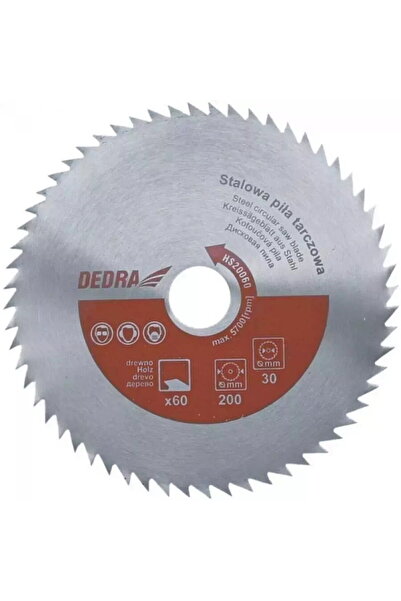 DEDRA EXIM Panze de fierastrau circular de otel 200x60x30