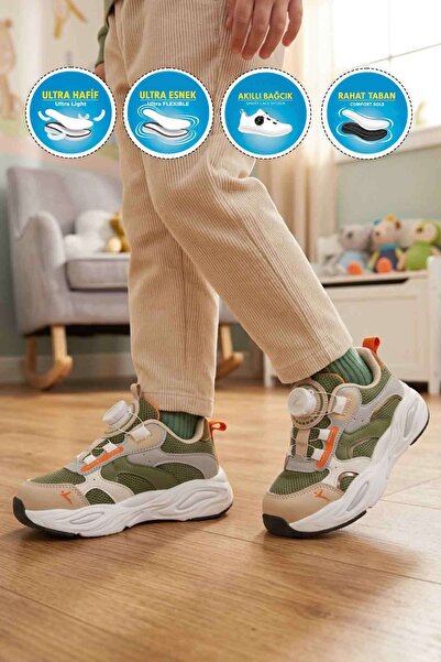 Cool حذاء فرانك بي كاكي الرياضي للأولاد