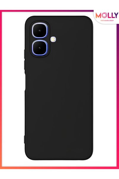 Molly Black Liquid Inside Velvet Matte Silicone Case for Tecno Spark Go 2