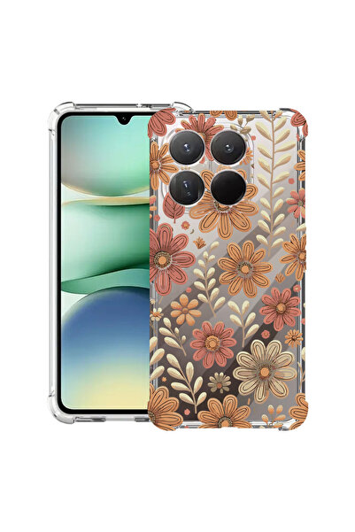 bestcase Αντικραδασμική Θήκη για Xiaomi 15T, Φλοράλ Φθινοπωρινό Σχέδιο, 21000...