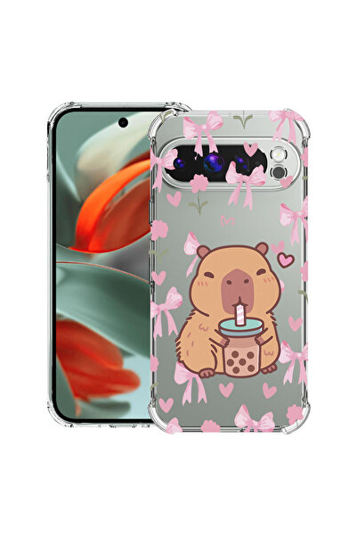 bestcase Husă Antișoc pentru Google Pixel 10 Pro XL, Desen animat drăguț cu c...