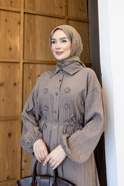 luazul Çiçekli Tunik