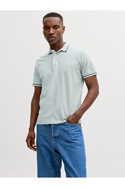 Jack & Jones Μονόχρωμο Πόλο Σερφάρι "