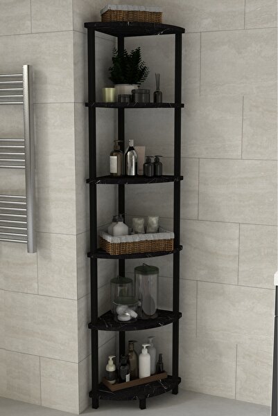 Remaks DecoLine Banyo Rafı 6 Katlı Moblen Modern Organizer Depolama Ünitesi-S...
