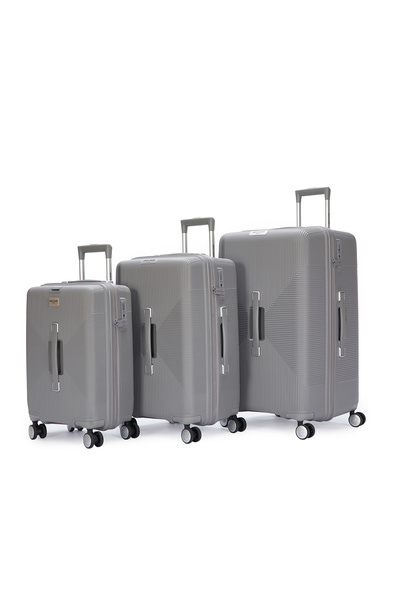 Pierre Cardin Trolley Sarı Kabin Boy Kumaş Valiz - Ultra Hafif Seyahat Bavulu