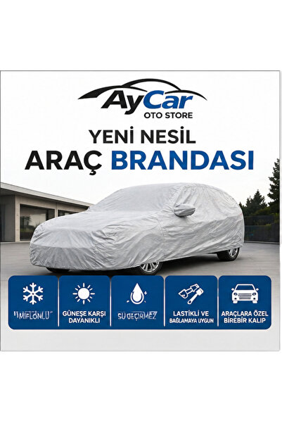 AYCAROTOSTORE AyCar Toyota Auris Uyumlu Oto Branda Su Geçirmez Miflonlu 4 Mev...