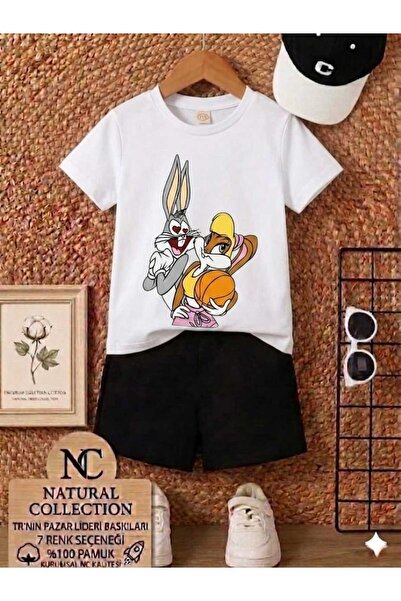 Nice Clothes TRIUNGRĂ ȘI PANTALONI SCURȚI DE VARĂ PENTRU COPII UNISEX (IMPRIM...