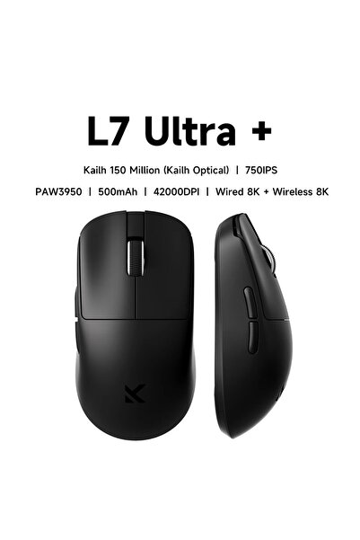 Choice6 Black-L7 Ultra Plus MCHOSE L7 Pro Wireless Gaming Mouse L7 Ultra PAW3...