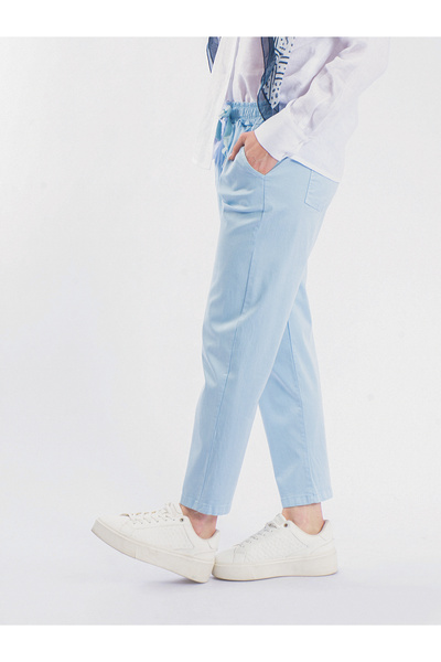 byözlemyazan Cotton Soft-Textured Skinny Pants