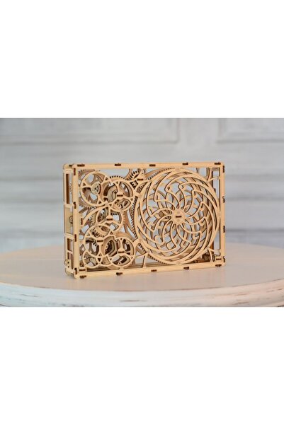 Wooden City Ζωγραφική οπτικής ψευδαίσθησης (Kinetic Picture) 3D παζλ