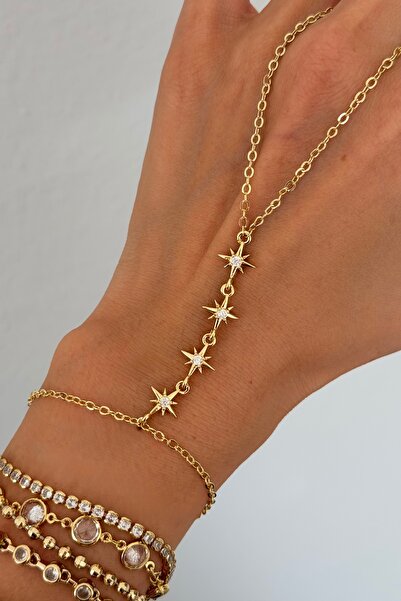 Lavian Accessories Kuzey Yıldızı Gold Şahmeran