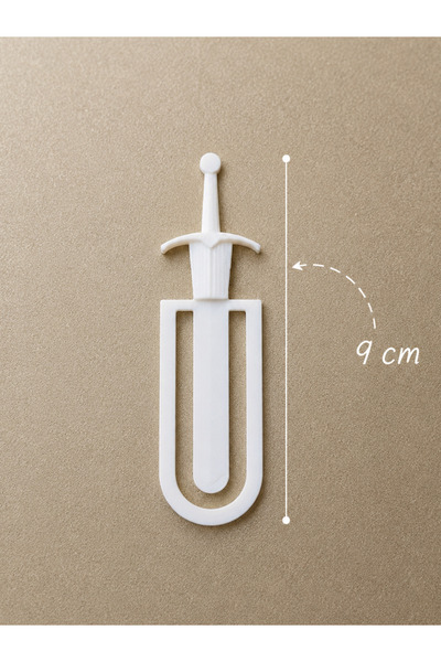 Mabs Tech Kılıç Tasarımlı Kitap Ayracı – Estetik Minimal Kitap Bookmark | Okuma Aksesuarı & Hediye