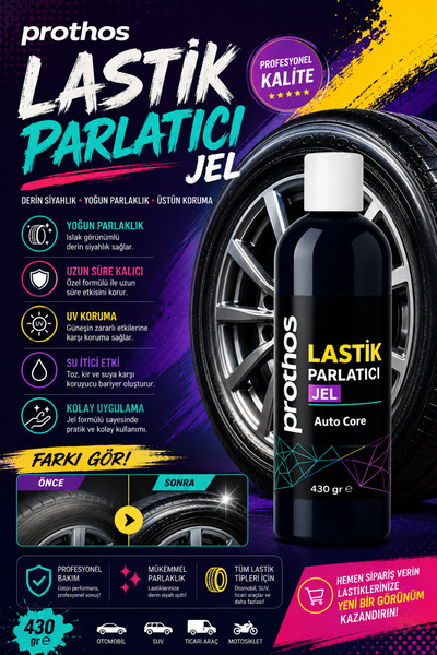 Prothos LASTİK PARLATICI JEL