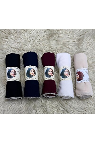 ALDAIYR Chiffon Shawl with Stone Edge 180 Santa with Stones